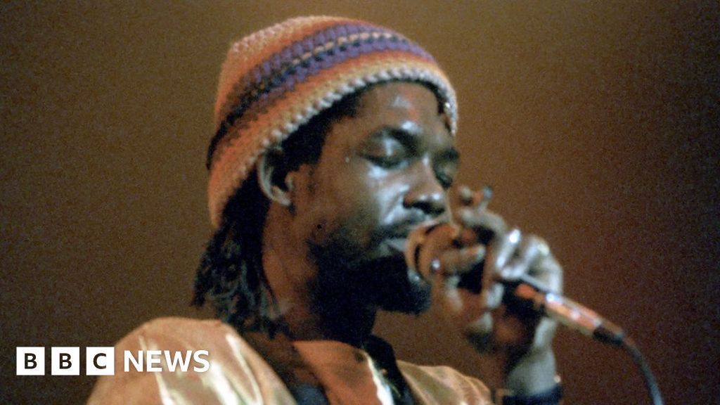 "My father's music is message music, to uplift the world from its slumbering mentality," says reggae musician Andrew Tosh, speaking fro