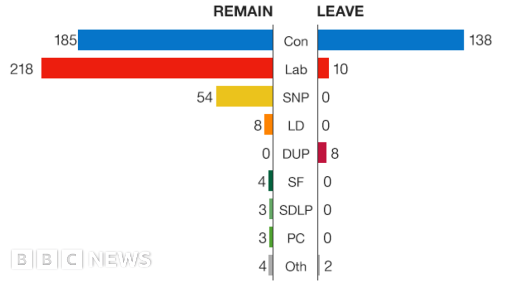 Eu Vote Where The Cabinet And Other Mps Stand Bbc News 0670