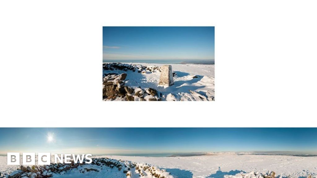 The triangulation points associated with the United Kingdom