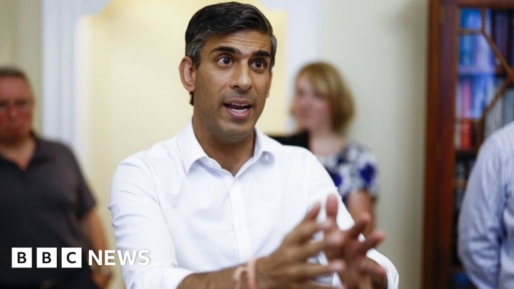 Tory leadership: Truss living costs plan won't touch sides, Sunak says