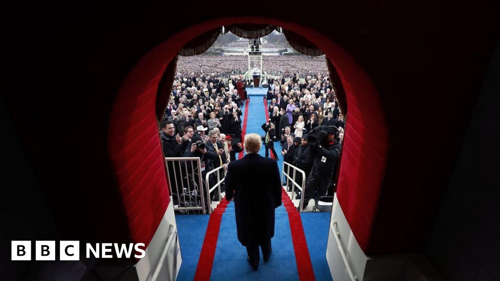 Trump Inauguration Speech Angry Authentic Primal Bbc News