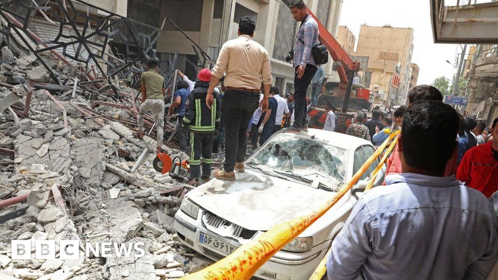 Dozens feared the prisoner after the 10-story building collapsed in Iran