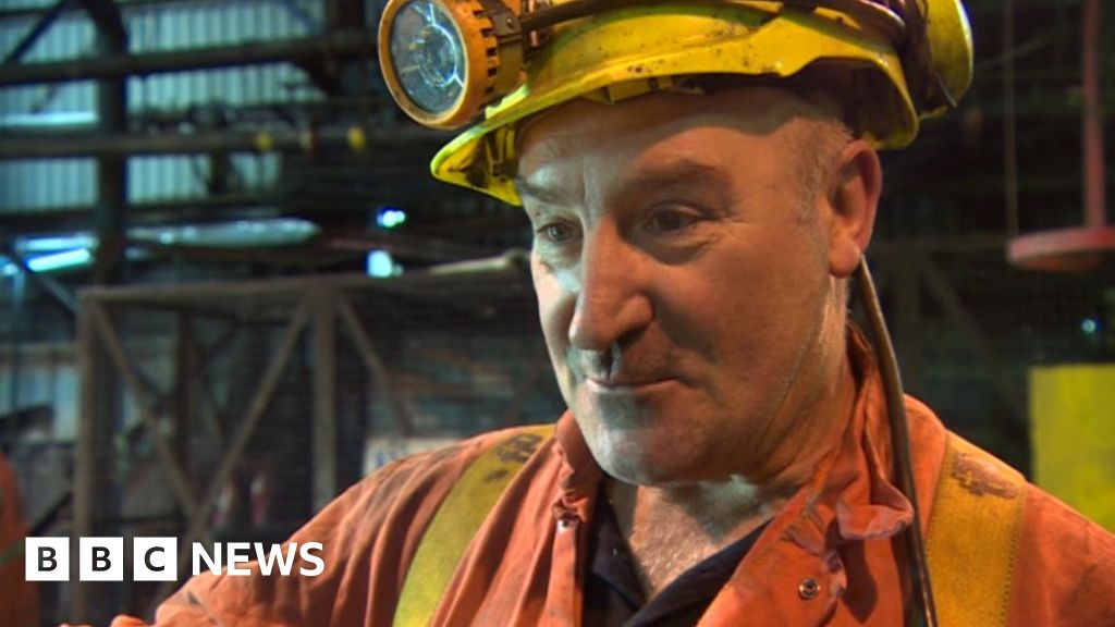 Knottingley Colliery Capping off the last deep pit. BBC News