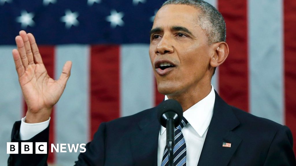 President Obama Gives Last State Of The Union Address - BBC News