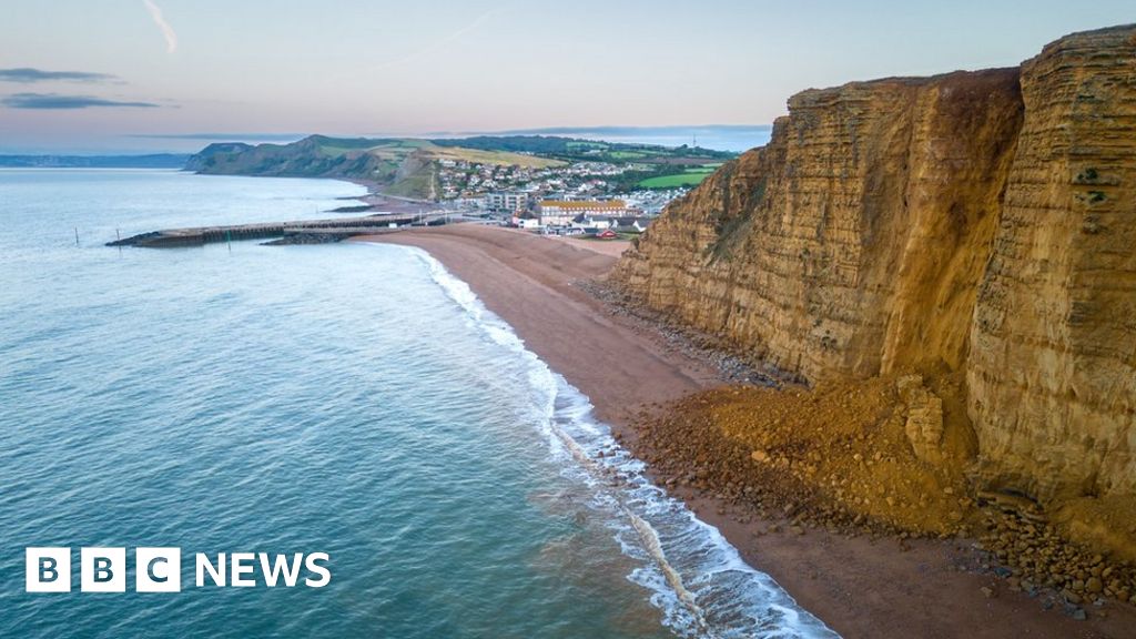 Jurassic Coast cliff falls tempt fossil hunters