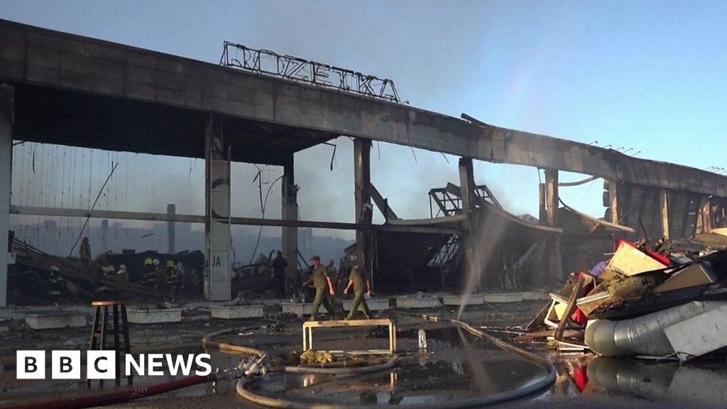 Kremenchuk mall attack: 'I saw burned people... some covered in blood'