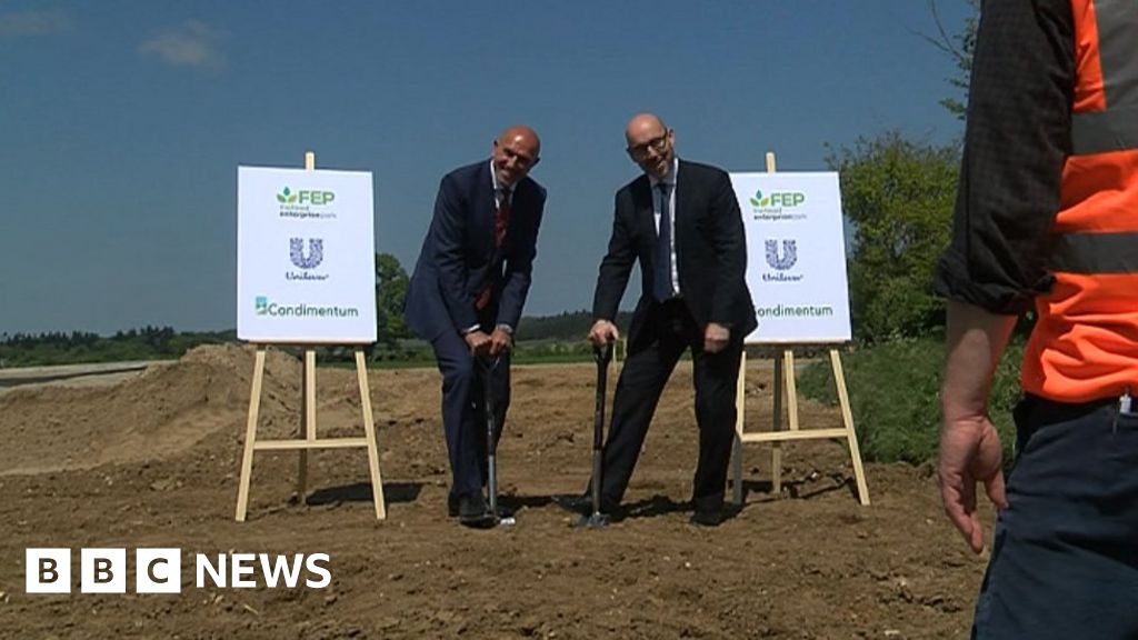 Colman S Mustard Work Starts On Honingham Factory Bbc News