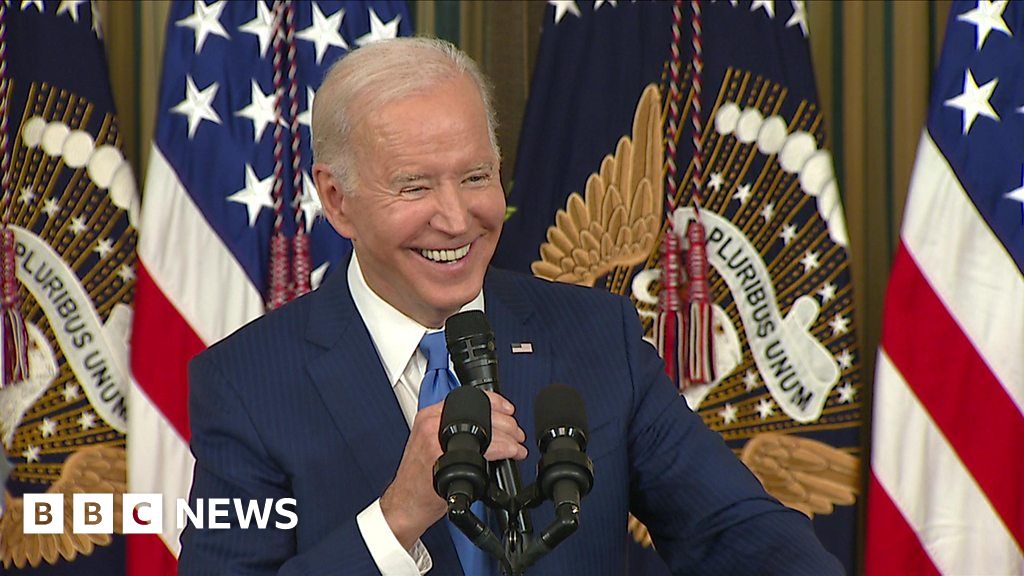 Biden chuckles at thought of Trump running again