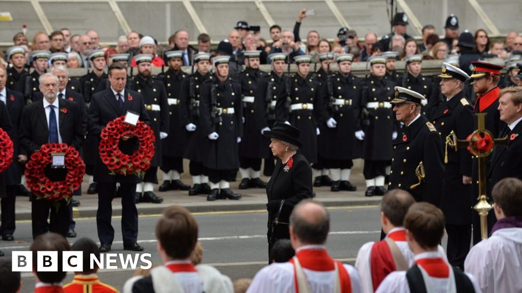 In Pictures Remembrance Sunday BBC News