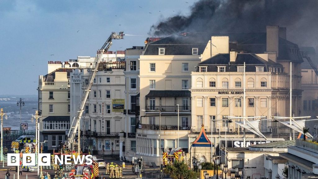 Brighton hotel blaze: Fire-hit seaside hotel faces partial demolition