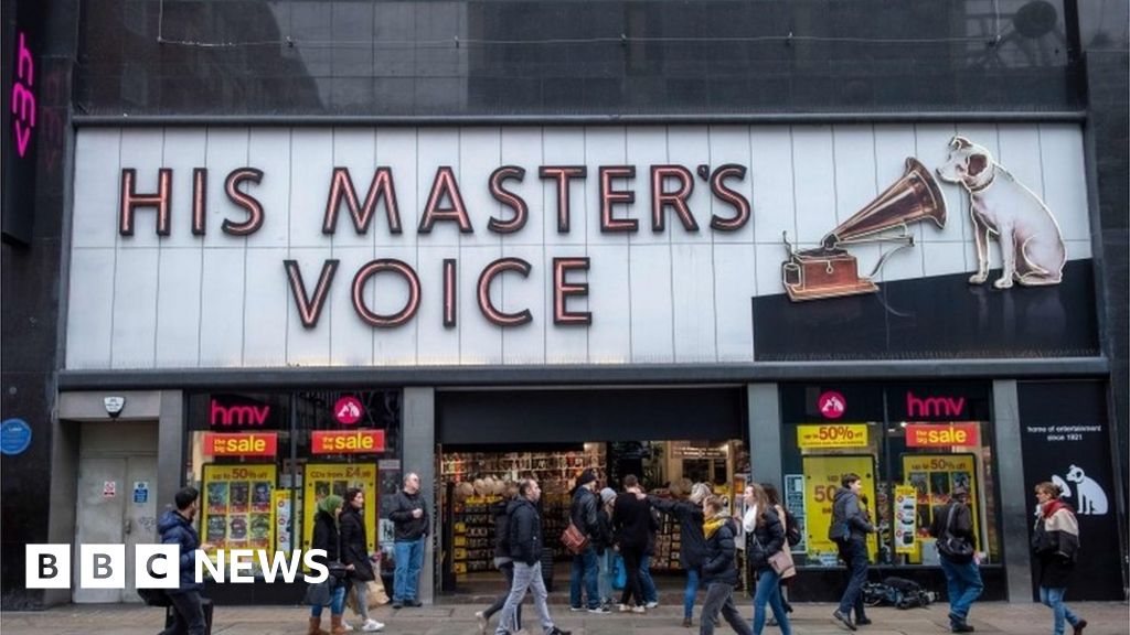 HMV calls in administrators for second time in six years BBC News