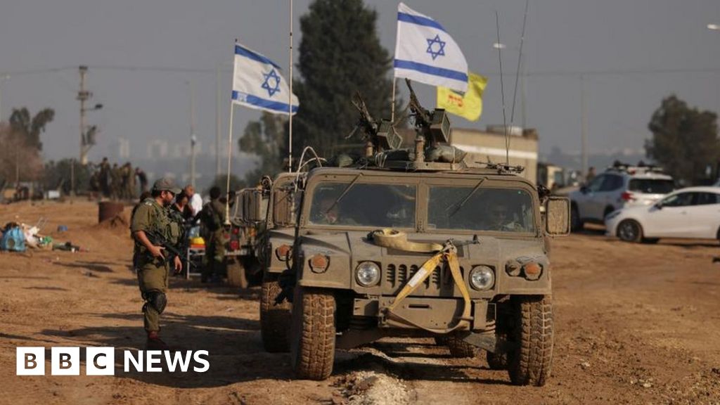 Israeli military vehicles