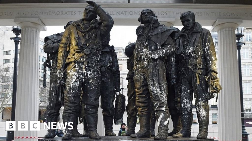 London's WW2 Bomber Command Memorial vandalised