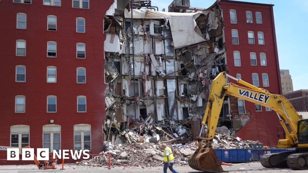 Amputation Frees Woman From Davenport, Iowa Building Collapse - BBC News