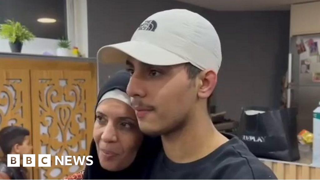 Mother of released Palestinian prisoner reunited with her son