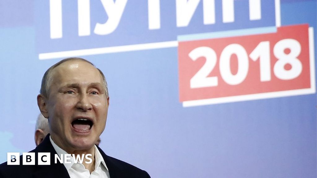 Newspaper headlines Facebook 'pressure' and Putin victory BBC News