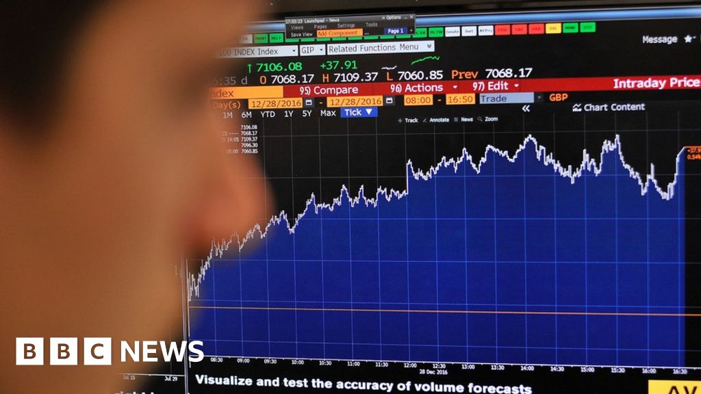 FTSE 100 closes at record high