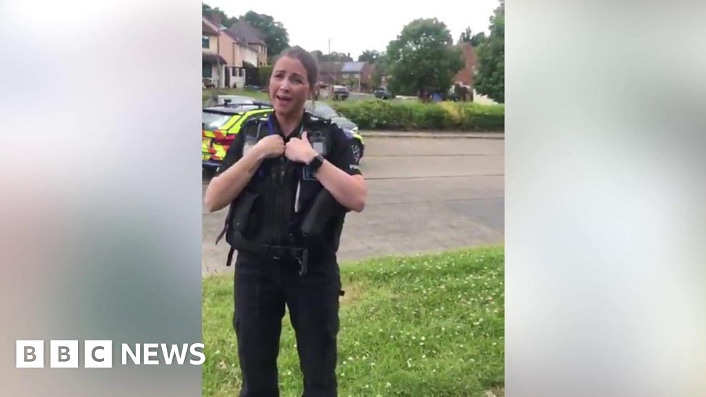 Suffolk Police Officer Says Black Woman Jumped On Bandwagon Bbc News