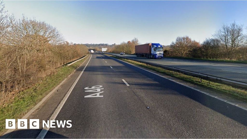 Lincoln A46 Woodland fire leads to bypass closure