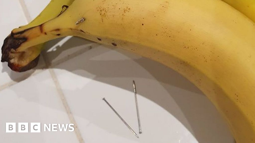 'No further police action' after pins found in banana