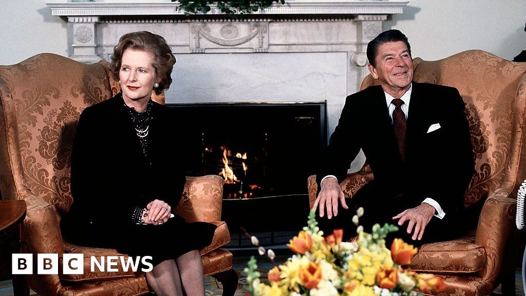 Ronald Reagan Meets Margaret Thatcher In 1981 - BBC News