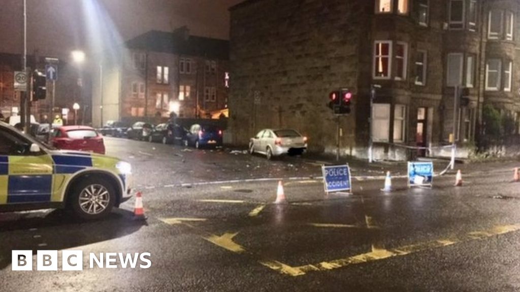 Woman Possibly Hit By Two Cars Involved In Glasgow Crash