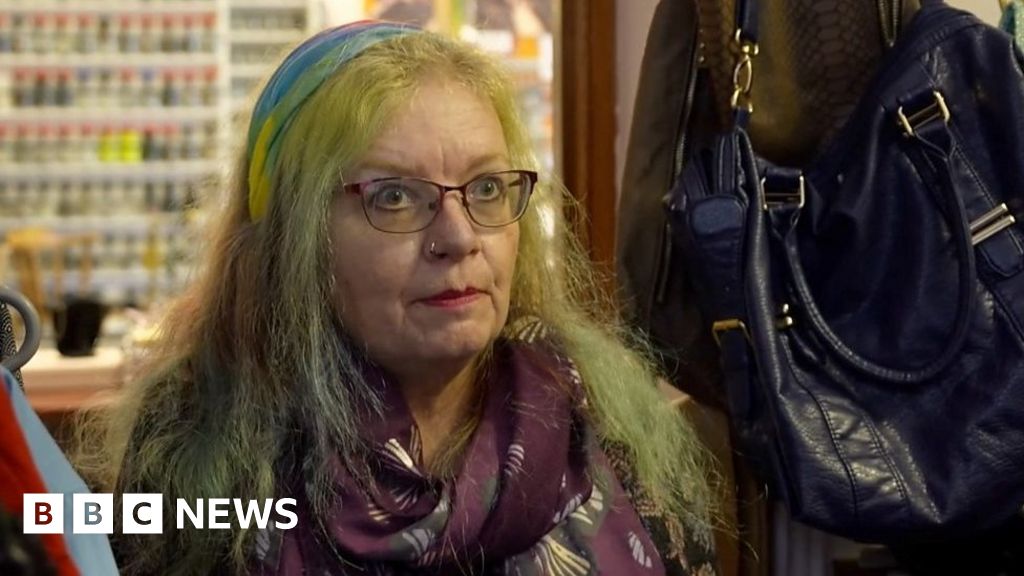 Cost of living Charity shop customers buy curtains to keep warm