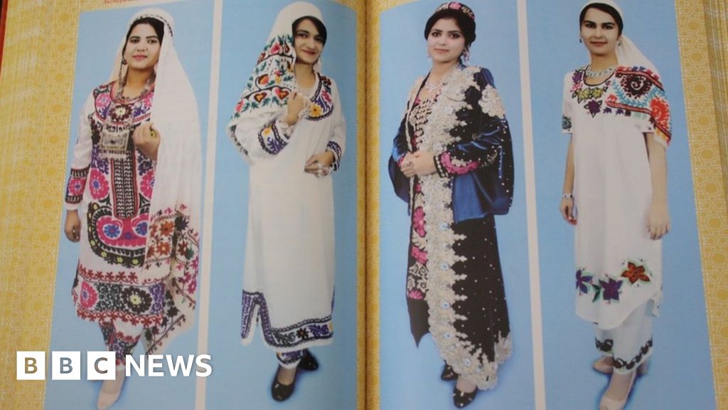 Page from the Tajik Culture ministry's book of women's fashion