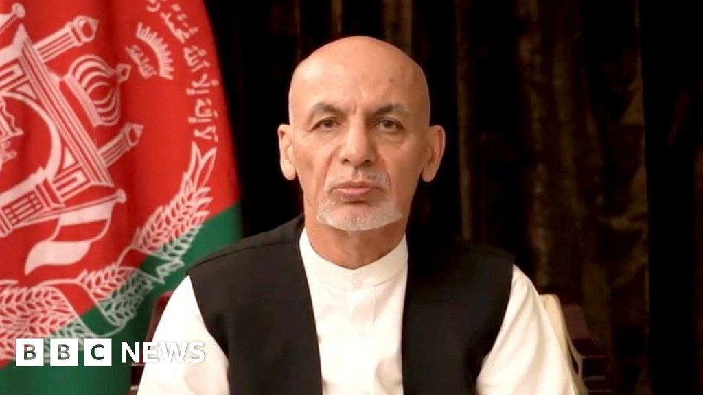 Ashraf Ghani: 'I apologise that I could not make it end differently' - BBC