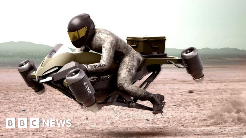 How a jetpack design helped create a flying motorbike - BBC News