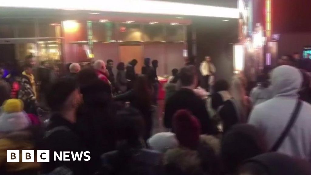 Star City fight: Large police presence after fight at cinema - BBC News