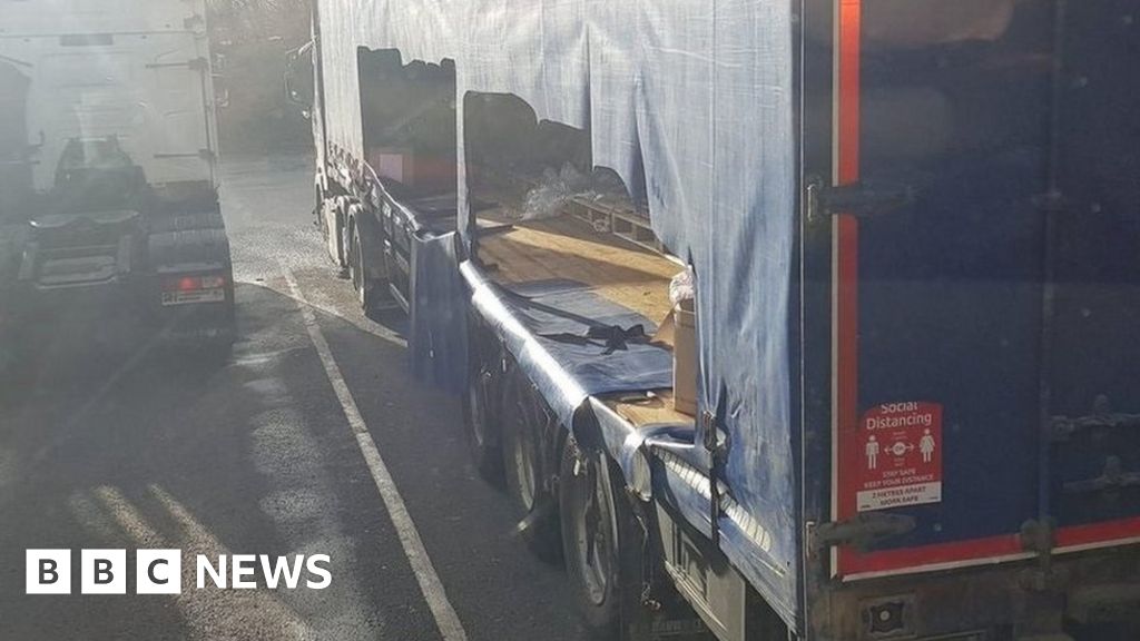 Sportswear stolen from lorry at Stafford services on M6 