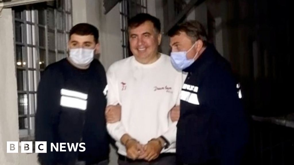 Mikheil Saakashvili: Georgian ex-president arrested returning from exile