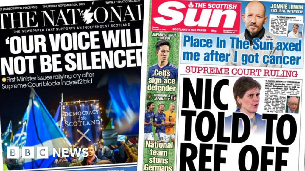 Indyref Court Ruling And Sturgeon S Rallying Cry