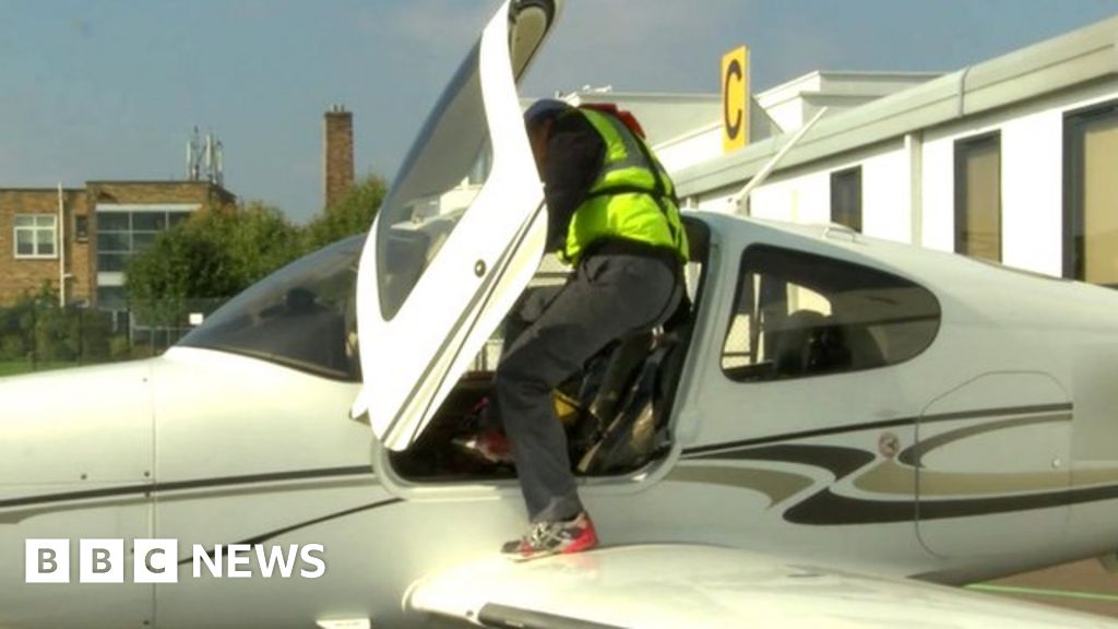 Catching A Lift On A Private Plane Bbc News 