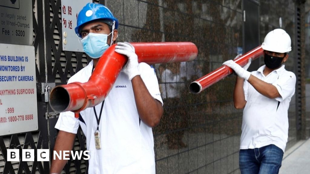 Coronavirus: Singapore quarantines 20,000 migrant workers