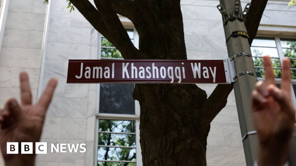 Jamal Khashoggi: Saudi embassy street in US renamed after murdered journalist