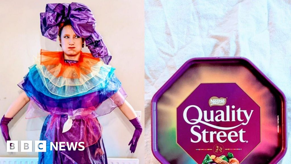 The woman dressing as a household item every day in January
