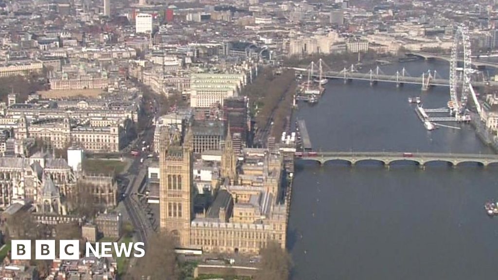 Coronavirus: Deserted London landmarks seen from above