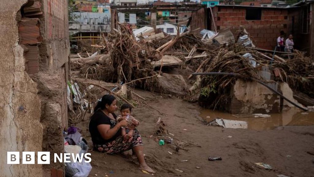 Venezuela landslides: Dozens killed as homes swept away