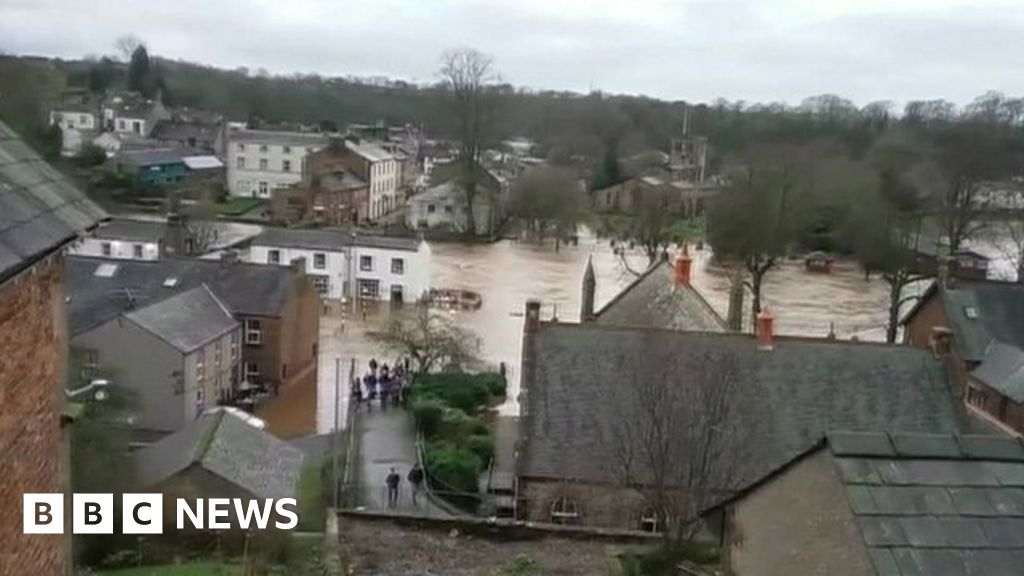 Storm Eva Brings Fresh Flooding Fears For Cumbria Bbc News