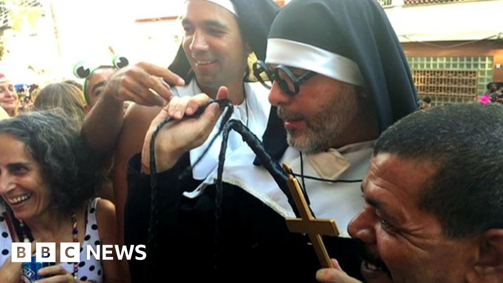 Why are these men dressed as nuns? BBC News