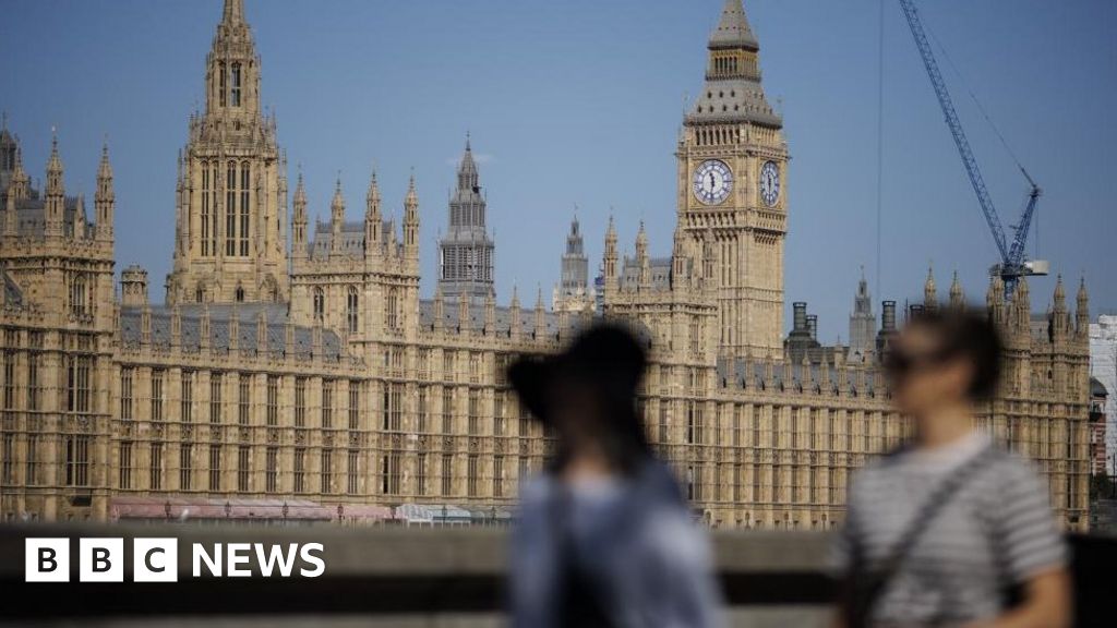 People walk along the Southbank with The Palace of Westminster, home to the Houses of Parliament, in the background in London, Britain, 04 September 2023.