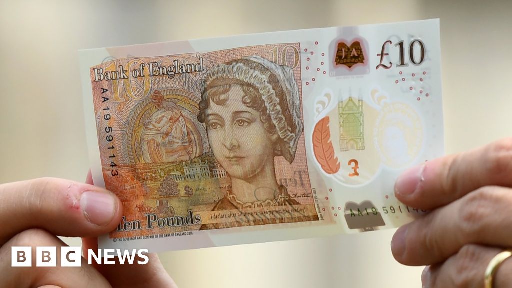 New plastic £10 note featuring Jane Austen unveiled