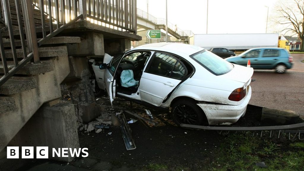 £60,000 crash damage driver jailed BBC News