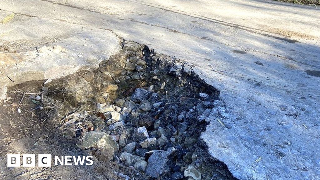 Wiltshire: Potholes on rural roads leave residents cut off 