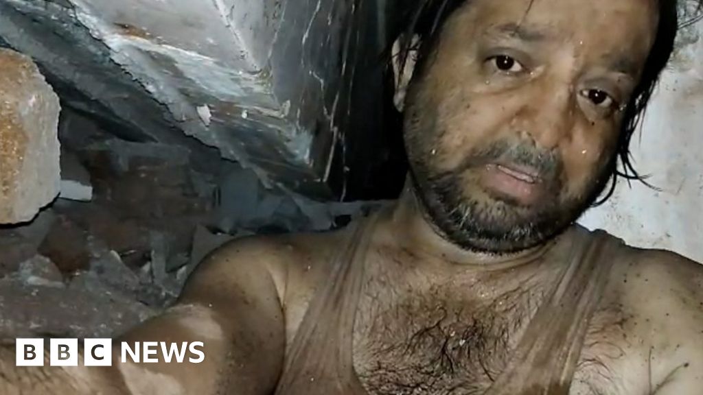 Mumbai Collapse The Man Who Filmed His Ordeal Under Rubble