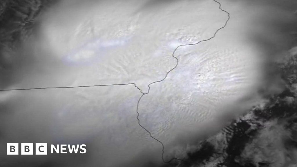 Satellite Imagery Captures Fast-moving US Storms - BBC News