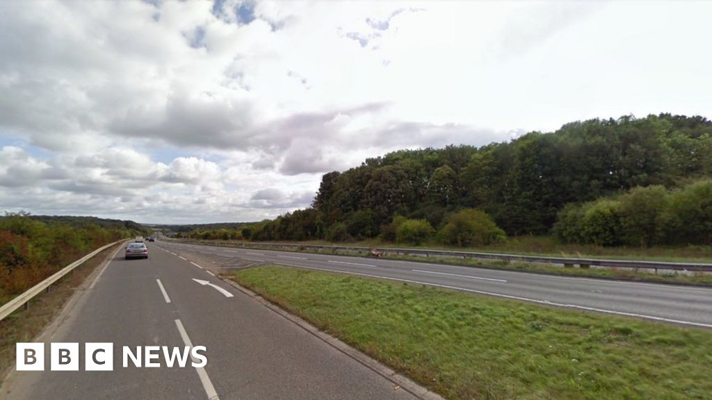 Lorry Driver Sought After Body Found On A303 Near Andover Bbc News