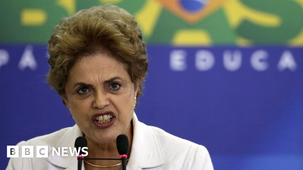 Brazils Dilma Rousseff Accuses Deputy Of Coup Plot Bbc News